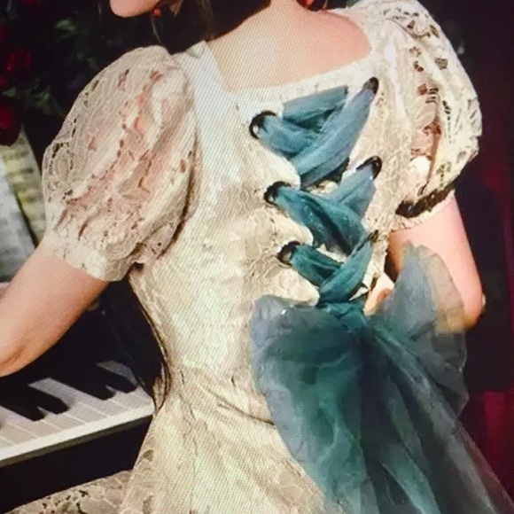 NEW Vintage Elegant Fairytale Lace Style Long Dress - Picture 7 of 14